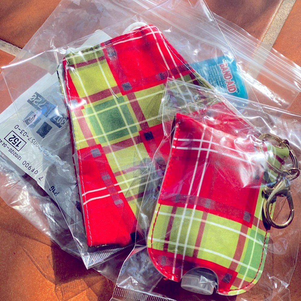 Face Mask & Bottle for Sanitizer & Key Chain